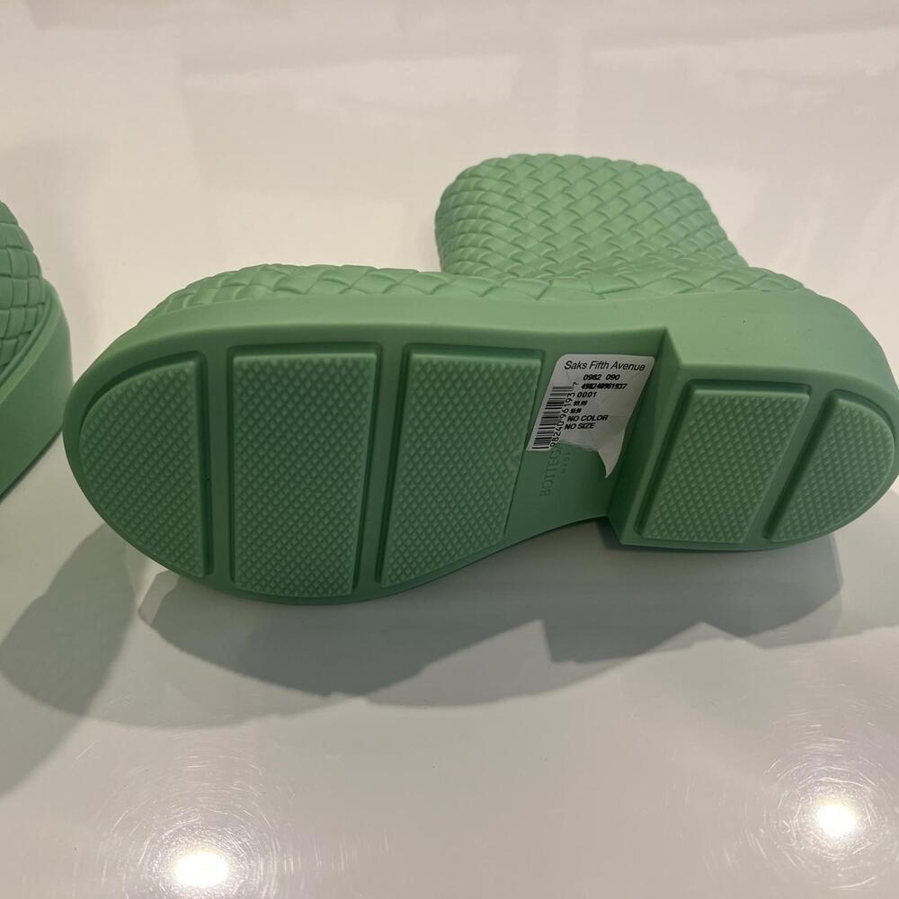 $850 Bottega Veneta Green Fireman Boots size 38 .5 - Picture 10 of 14